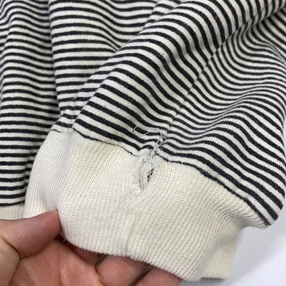 Vintage Giani Striped Pullover Sweatshirt Size Medium - Picture 5 of 5